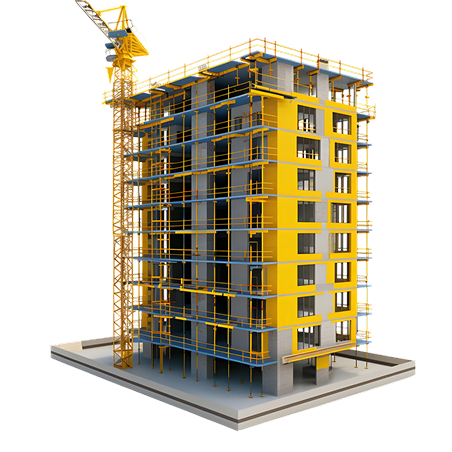 residential building isolated on transparent background free png 1